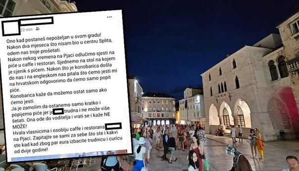 Split: Iz restorana izbacili trudnicu sa suprugom i kćerkom