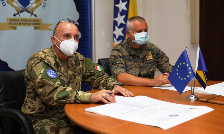 Sporazumom ovjerena saradnja EUFOR-a i Oružanih snaga BiH i u 2021. godini