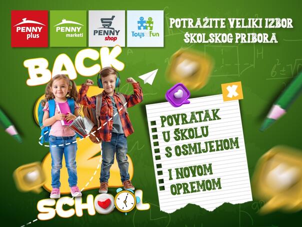 Spremni za školu? Penny vas vodi u novu školsku godinu s osmijehom!