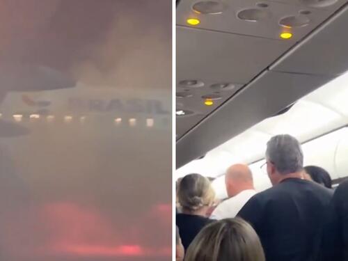 Spriječena tragedija na brazilskom aerodromu: Avion zahvatio požar