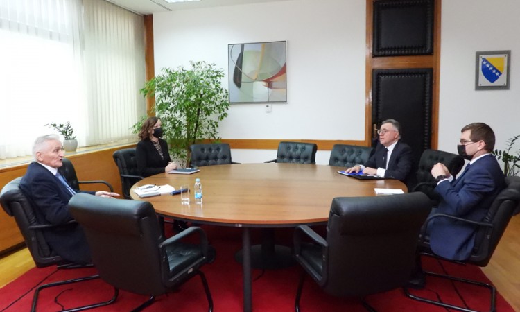 Špririć primio novoimenovanog ambasadora Ruske Federacije u BiH Kalabukhova