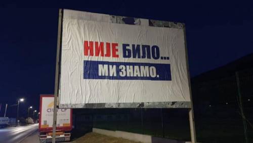 Sramni bilbordi osvanuli u Rogatici: 'Nije bilo... Mi znamo'