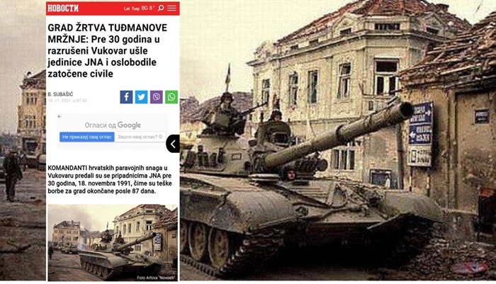 Sramni izvještaji iz Srbije: JNA je oslobodila Vukovar i spasila civile