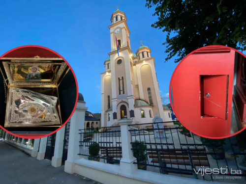 Sramno: Opljačkan Saborni Hram u Tuzli, oštećena i vrijedna umjetnina