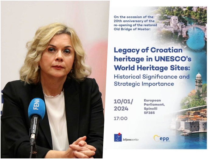 Sramno: Zovko predstavlja Stari most kao 'hrvatsko naslijeđe'