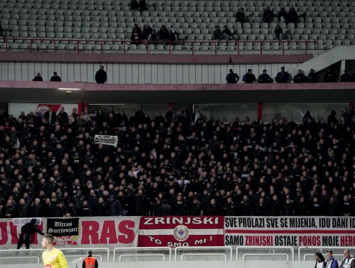 Sramotno skandiranje navijača Zrinjskog: Psovali državu, nadležni bez reakcije
