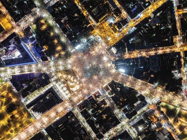 Srbija: Nova godina u tišini, studenti večeras na ulicama