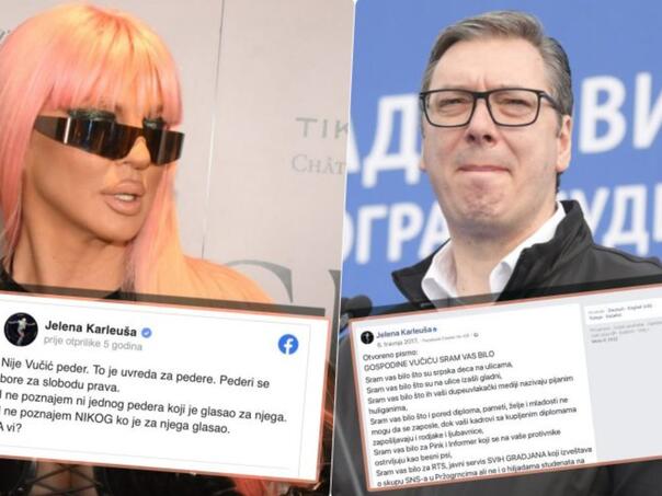 Srbija ismijava Karleušu: Pogledajte kako se šlihata Vučiću