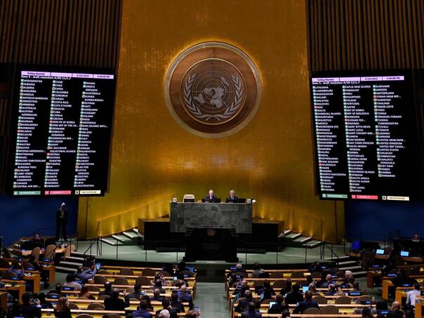 Srbija uzdržana: Generalna skupština UN usvojila rezoluciju o Gazi