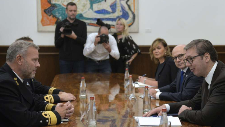 Srbija: Vučić primio predsjedavajućeg Vojnog komiteta NATO-a Roba Bauera
