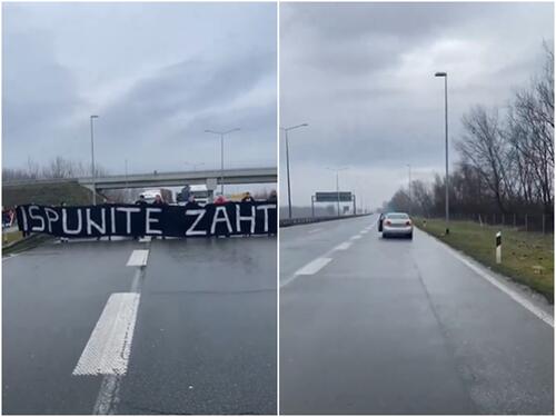 Srbijanska opozicija blokirala autoput Novi Sad–Beograd