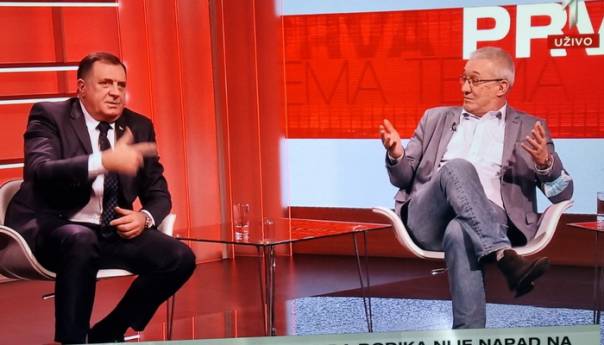 Srbijanski novinar demolirao Dodika u emisiji, Dodik optužio Bidena za korupciju