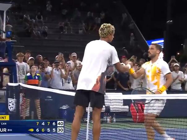 Srce ostavio na terenu, ali nije bilo dovoljno: Džumhur poražen u 1. kolu US Opena