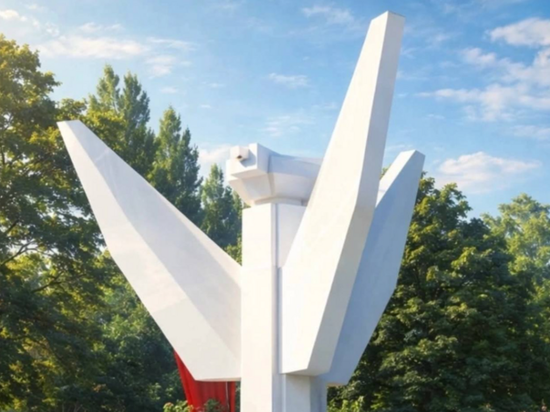 Srušen spomenik za 77 poginulih Veležovaca na stadionu "Pod Bijelim Brijegom"