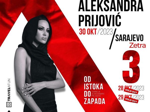 Šta je zabranjeno na koncertu Aleksandre Prijović?