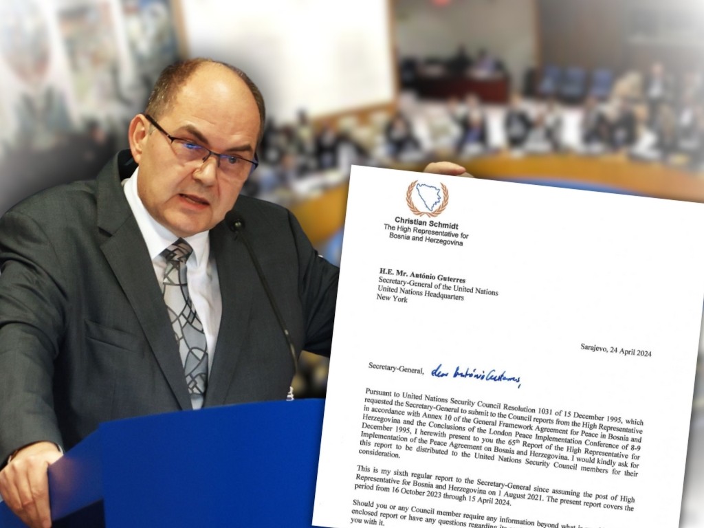 Šta stoji u Schmidtovom izvještaju UN-u o stanju u BiH