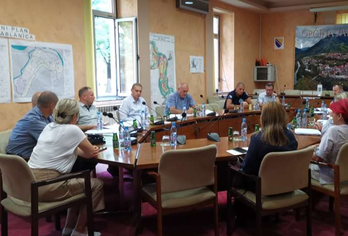 Štab civilne zaštite u Jablanici razmatrao Plan aktivnosti u slučaju velikih padavina i poplava