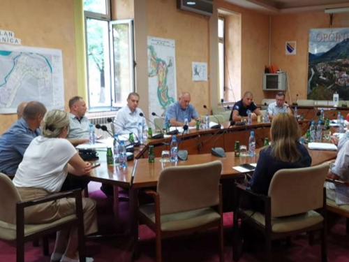 Štab civilne zaštite u Jablanici razmatrao Plan aktivnosti u slučaju velikih padavina i poplava