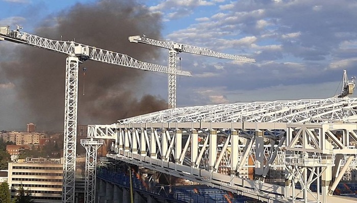 Stadion Real Madrida zahvatio požar