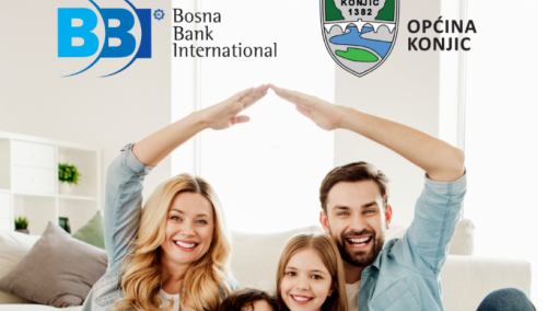 Stambena finansiranja za mlade iz Konjica po stopi od nula posto u BBI banci