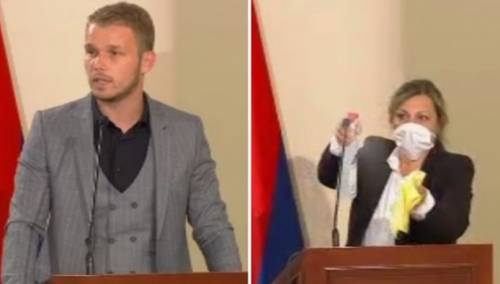 Stanivuković odbio da nosi masku, SNSD napustio sjednicu