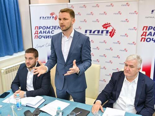 Stanivuković u Trebinju, podršao privrednike i jačao gradski odbor