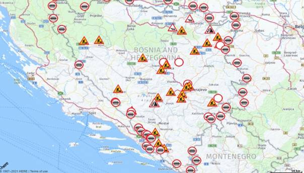 Stanje na cestama u BiH