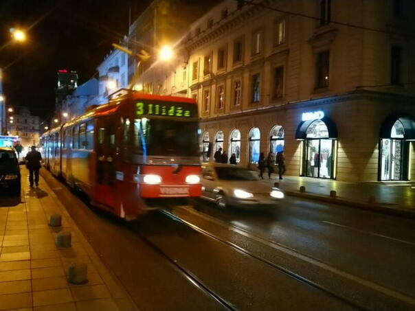 Šteta: Od 1. januara noćni prevoz u Sarajevu, biće besplatan