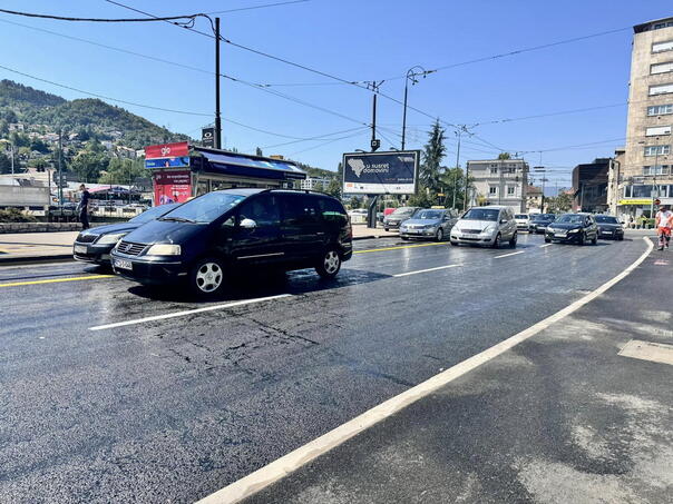 Šteta: Završeni radovi na dionici saobraćajnice na Obali Kulina bana