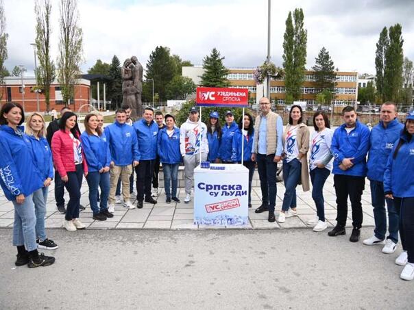 Stevandić u Istočnom Novom Sarajevu: Ujedinjena Srpska očekuje odličan rezultat i pobjedu