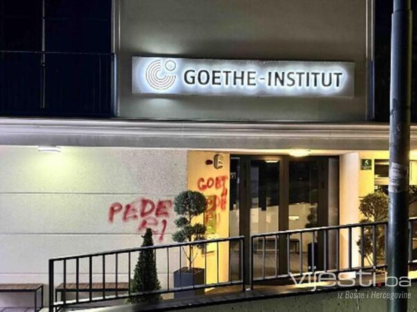 Stigla reakcija nakon sramnih grafita na Goethe-Institutu u Sarajevu