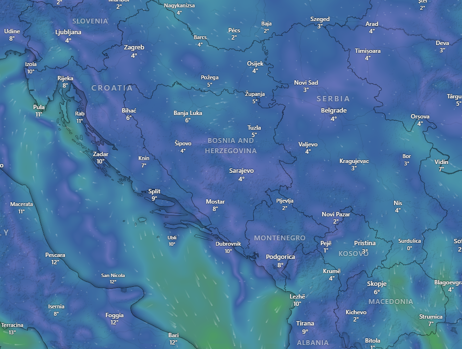 Stiže 'mirnije' vrijeme u BiH, temperature će ići i do 15 stepeni