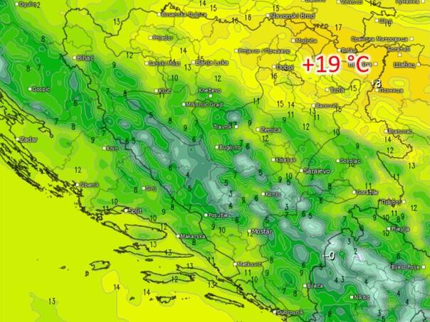 Stiže zahlađenje vremena, biće i snijega