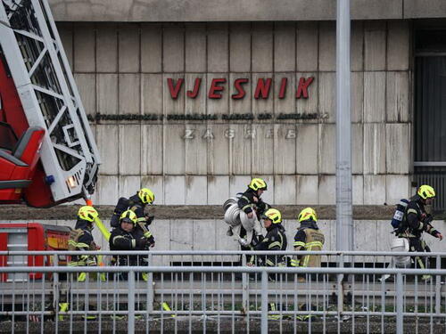 Stotine kilograma eksploziva za rušenje Vjesnikovog nebodera