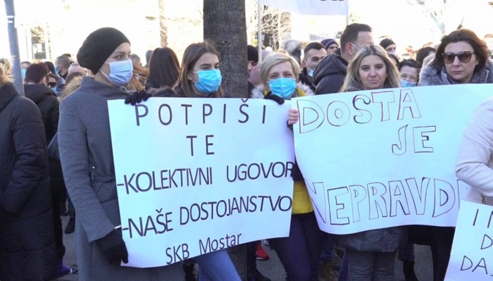 Štrajk zdravstvenih radnika nastavit će se do potpisivanja novog ugovora