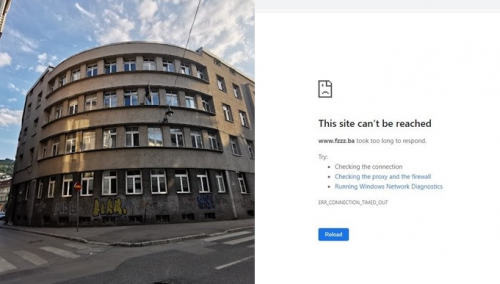 Stranica FZZ-a opet ne radi - preopterećenost ili namještaljka!
