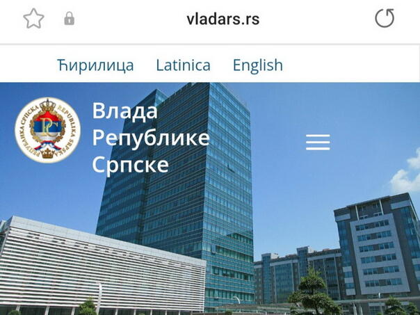 Stranice institucija RS-a zbog američkih sankcija prešle na srbijansku domenu