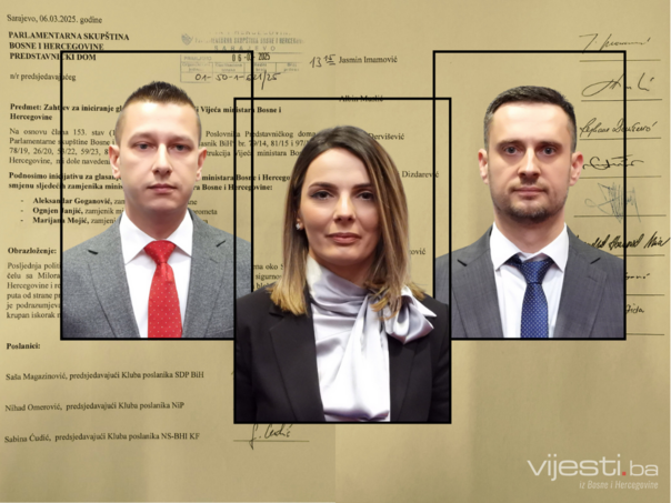 Stranke Trojke: Zahtjev za smjenu zamjenika ministara u VMBiH iz SNSD-ove koalicije