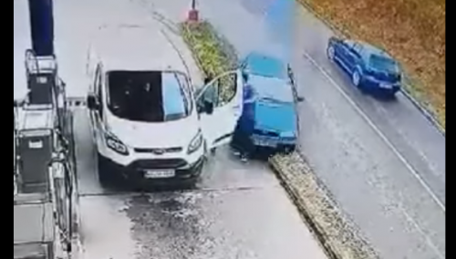 Strašna nesreća u Cazinu, automobil pokosio radnika pumpe