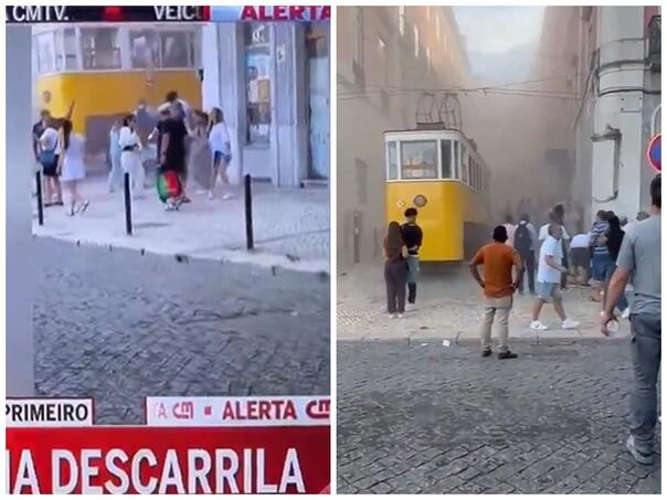 Strašne scene iz Lisabona: Žičara iskočila iz šina, 15 mrtvih