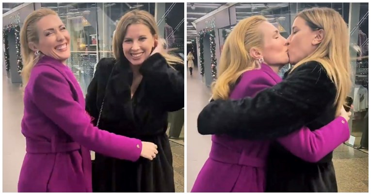 Strastveni poljubac Ivane Mišerić i Nives Celzijus pred kamerama