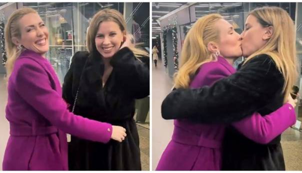 Strastveni poljubac Ivane Mišerić i Nives Celzijus pred kamerama