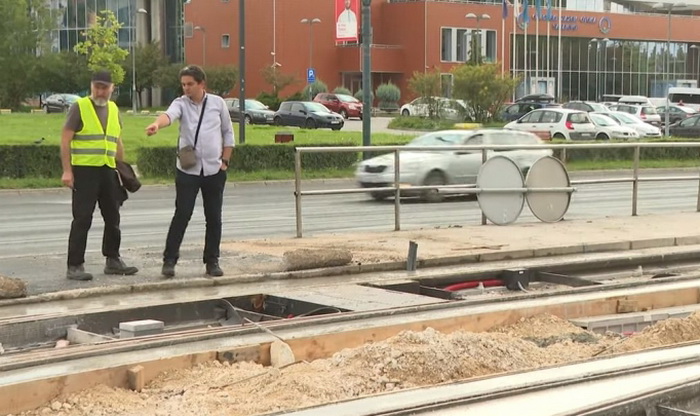 Struka izdala upozorenje: Tramvaji stajali, nova pruga puštena 'na silu'
