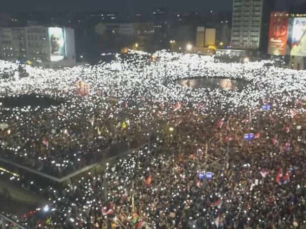 Studenti Beogradskog univerziteta na protestu: Borimo se za pravdu i odgovornost