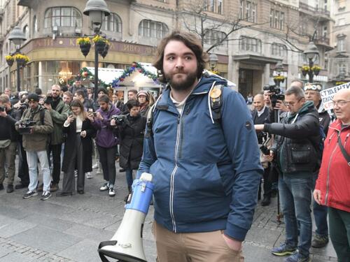 Studenti blokirali centar Beograda