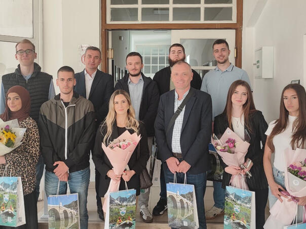 Studenti FPN-a na praksi u Konjicu, ugostio ih gradonačelnik