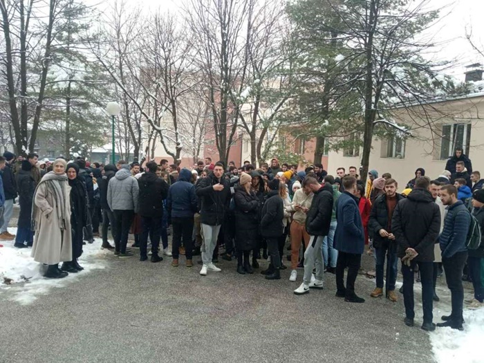 Studenti na protestu: Uslovi u domovima nisu dostojni čovjeka