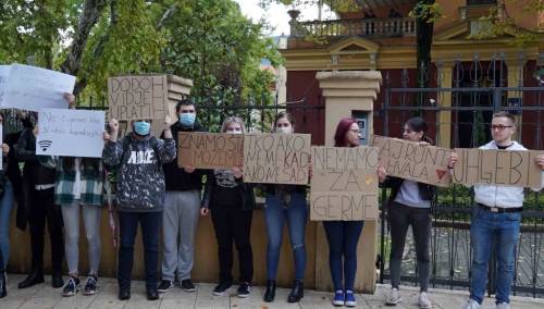 Studenti Sveučilišta u Mostaru izašli na proteste