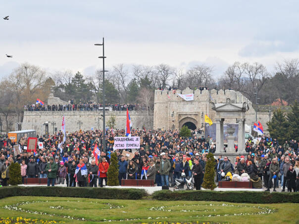 Studentski protest u Nišu privukao veliku pažnju, sljedeći skup u Beogradu
