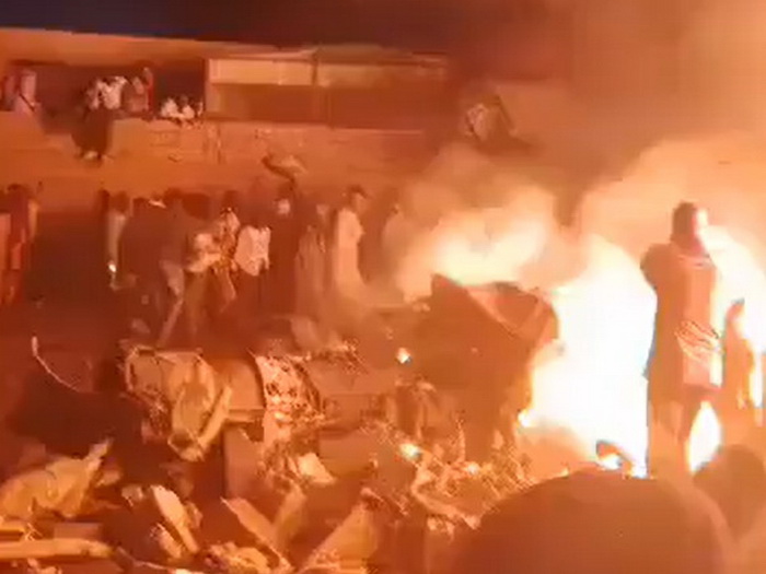 Sudanski vojni avion srušio se u stambeno naselje, 46 mrtvih